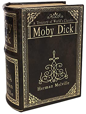 zeitzone Hohles Buch Geheimfach MOBY DICK Buchversteck Buchsafe Antik-Stil 17cm