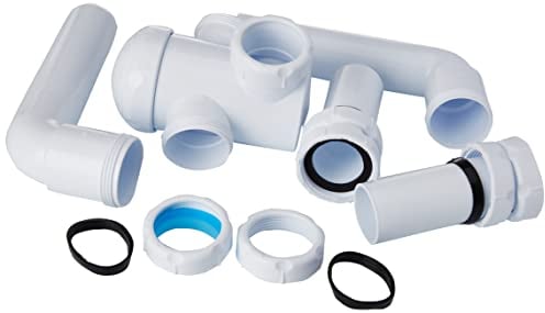 Jimtem M103109 - Sifon doble extensible horizontal con racor s-7 1 1/2
