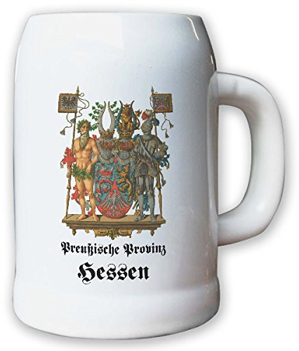 Krug/Bierkrug 0,5l - Preußische Provinz Hessen Deutschland Wappen #9478