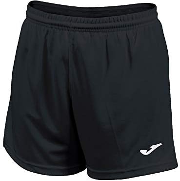 Joma Short de Football pour Femmes, Taille L, Noir Paris II