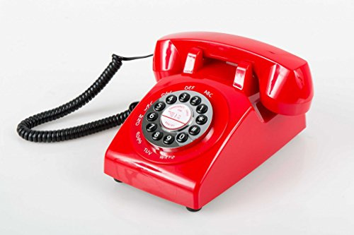 DONREGALOWEB Telefon Rot Gondola Real PVC 20 x 12,5 x 23 cm
