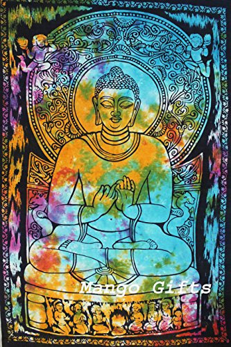 Wandbehang mit Meditierender Buddha-Göttin, 101,6 x 76,2 cm