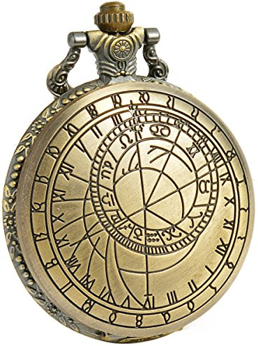 SIBOSUN Antik Männer Taschenuhr Mit Kette Bronze-Fall Doctor Who Dr. Who Dr. wer Kette + Box + Kunstlederschnur