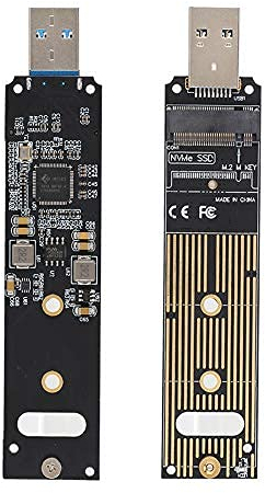 Adaptateur M.2 NVMe vers USB, Adaptateur M.2 SSD M.2 vers USB 3.1 M.2, M.2 NVME basé sur M Key M.2 PCIe vers Lecteur de convertisseur de Disque Dur pour Samsung série 970/série 960/WD Noir