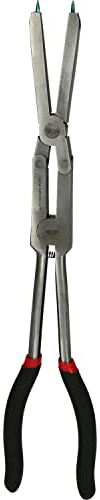 KS Tools 500.7016 Doppelgelenk-Sicherungszange für Außensicherungsringe, 345 mm