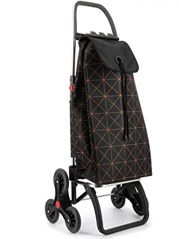 Carro Rolser I-MAX Star 6 Ruedas Sube Escaleras Plegable - Mandarina