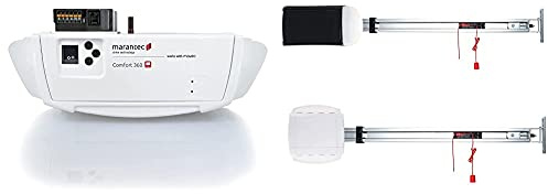 Marantec Comfort 360 Garagentorantrieb, Set inkl. SZ 11 Antriebsschiene, 1 Handsender, elektrischer Torantrieb für Garagentore, Sektionaltore und Schwingtore, Weiß