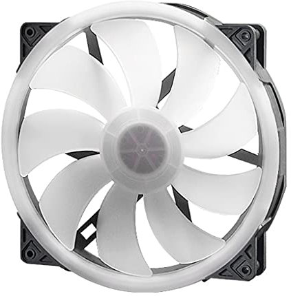 PLMN CPU Coolers,Radiators System RGB LED 200mm Case Fan,Quiet Edition High Airflow Colorful Chassis Fan for PC CPU Cases