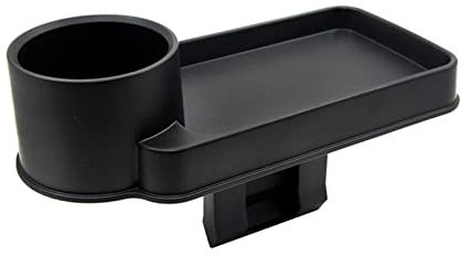WsLe Tirol Auto Halter Tasse Sitz Multi Tablett Getränk Nahrungsmittel Tasse Tray Halter Ständer Tisch Reise Lebensmittelhalter (Color Name : Black)