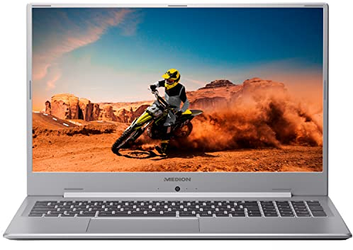 MEDION S17403 43,9 cm (17,3 Zoll) Full HD Notebook (Intel Core i5-10210U Prozessor, 8GB DDR4 RAM, 512GB PCIe M.2 SSD, Webcam, Akku Schnellladefunktion, Win 11 Home)