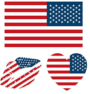 Fußball- und Basketball-Ereignis-Produkte Flaggen-Tätowierungs-Aufkleber Ukraine-Flaggen-Tätowierungs-Aufkleber Gesichts-Aufkleber Fahne 5 (D, One Size)