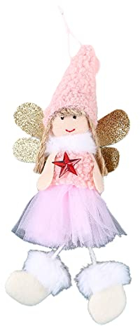 Weihnachten Plüsch Engel für Dekoration Weihnachtsengel für Neujahr Geschenke Dekor Weihnachtsbaum Hängende Ornamente Weihnachtsengel Neujahr 2022 Geschenke Weihnachtsdekorationen
