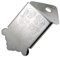Mandolin Tailpiece Bridge Engraved Flower Pattern Instrument Parts - Silver