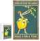Retro Jigsaw Puzzle 1000 Pieces for adultsLemon Lady When Life Gives You Lemons Make A Gin and Tonic Portrait Toys for Family and Friends Educational Game Puzzle Challenge
