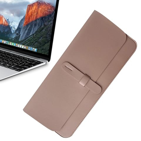 Tewzafiya Laptop- -Hülle, Aufbewahrungstasche für den Transport der | kabellosen, tragbare Tasche für, Elegante CPU-Leder-, Organizer