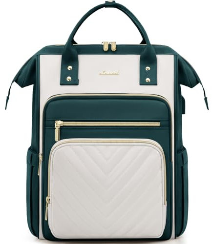 LOVEVOOK Rucksack Damen, 15,6 Zoll Laptop Schulrucksack Teenager Mädchen Wasserdicht, Elegant Reiserucksack Tagesrucksäcke Arbeitstasche, Backpack Women für Reise Uni Büro