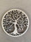 Arbre de vie en bois, Décoration murale chambre, salon, décoration intérieur, image sculptée, découpée avec laser, déco mur, cadeau anniversaire, noël, baptême, mariage (20cm, 1)