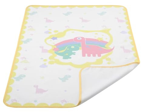 Landofgenie Übergroßes Wasserdichte Wickelunterlage 80x120cm Waschbar Wiederverwendbar Changing Mat - Dinosaurier