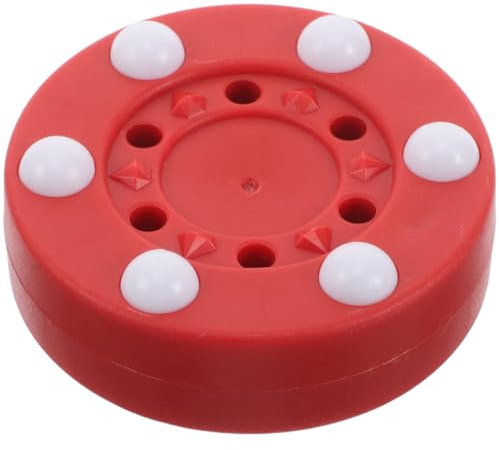 BESPORTBLE Puck De Hockey sur roulettes Palet D’Entraînement pour Roller Hockey Et De Rue Utilisation Intérieure Et Extérieure Contrôle Et Stabilité pour Formation Personnelle