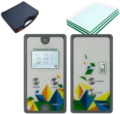 FLNOZAMZ Light Transmission Meter,2-part LS110 Split Transmittance Meter for VL Transmittance Measurement Of Car Windows, Windshields (LS110A)