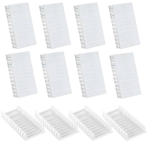 25 Stück Abdeckstreifen für Sicherungskasten Kompatibel mit F-Tronic, Hager, Hensel, etc. Modulsteckplätze Teilbar und kombinierbar Blindabdeckung für Stromkasten