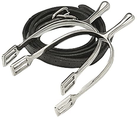 Korsteel Long Neck Dressage Spurs with Straps -
