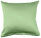 Lorena Uni Classic Mako-Satin Kissen Bezug einfarbig Baumwolle (Pistazie, 80 cm x 80 cm)