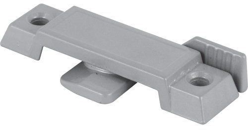 Prime-Line F 2659 Sash Lock for Vertical and Horizontal Sliding Windows – Replace Broken Sash Locks for Additional Home Security, 2-1/4” Mounting Hole Centers, Gray Diecast (Single Pack)