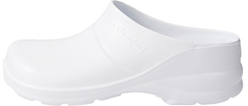 LEMIGO leichte Eva Clogs Gartenclogs Gartenschuhe Bio Comfort (45, weiß)
