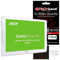 TECHGEAR Screen Protector for Acer Iconia One 10 with Model B3-A30 - Clear Lcd Screen Protector Guard Cover With Screen Cleaning Cloth & Application Card