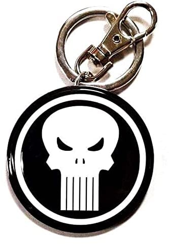 Sémic – SMK008 – Schlüsselanhänger, Metall – Motiv Punisher