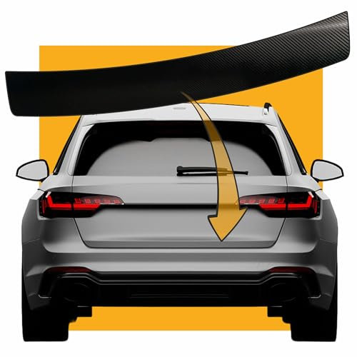 LACKSCHUTZSHOP Passend für VW T5 Multivan (ab BJ 2003-2010) - Carbon SCHWARZ 140µm - Passform Lackschutzfolie Ladekantenschutz für Ladekante in Fieberglas / 3D Carbon Optik schwarz 140µm