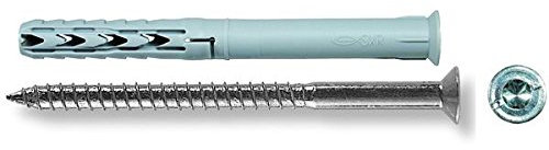 Fischer 2986720 Tasselli SXR-WT IS Prolungati, 50 Pezzi, 10 x 160