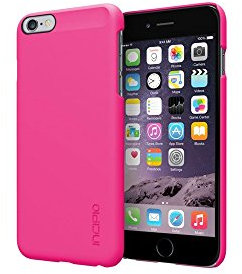 Incipio IPH-1193-PNK Feather Case - sehr dünne & leichte Schutzhülle mit Innenpolsterung für das Apple iPhone 6 Plus - pink