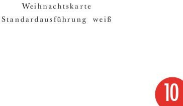 modern times 10er Set Postkarte Weihnachten WEIHNACHTEN - Motiv: WEIHNACHTSKARTE STANDARDAUSFÜHRUNG WEISS, Anlass: Weihnachten, Künstler/Verlag: KARTOENFABRIEK © LAMBREGS, Jos, Größe: A6