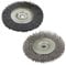 Garden Gear Weed Sweeper Spare Brushes For G0518 1 Nylon & 1 Steel Wire Brush