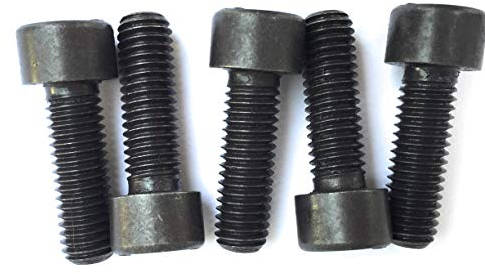 MK-Befestigungstechnik M6x16 Zylinderschrauben mit Innensechskant DIN 912 Kl.12.9 - schwarz blank - 25 Stück