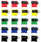 Aoutacc 20pcs CPR Face Shield Mask, Schlüsselbund Maske Einweg-Notfall-Kit CPR Face Shields Taschenmaske für Erste-Hilfe-Herz-Wiederbelebungstraining