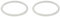 Lot de 2 joints d'étanchéité en caoutchouc transparent pour KitchenAid Artisan Blender 5KSB555, 5KSB5553, 5KSB565, 5KSB585
