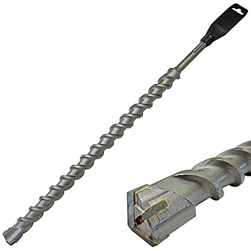ArcherPRO 1-1/2 Zoll SDS Max Bohrer für schnelles Beton- und Felsbohren SDS Max Bohrer mit Hartmetallspitze für Beton und Stein, Hammerbohrer zum Abbruch, Ziegel, Beton und Steinbohren.