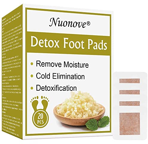 Detox Fußpflaster Fusspflaster, Vitalpflaster Entgiftung, Deep Cleansing Detox Foot Pads, 2021Neueste 2 In 1 Detox-Patch für die Füße, Stress Abbauen, Schlaf Verbessern, 20PC