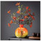 SHUTING2020 Vases Décoratifs Simulation Vintage Grenade Fleurs séchées décoration Florale Chinoise en céramique Vase Orange à la Main Création Vase en Verre Vase à Poser au Sol