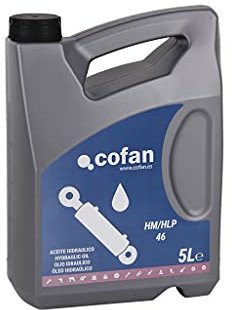 Cofan Huile hydraulique réglementaire ISO VG 68 5 L | Pour un bon entretien des machines | Lubrifiant minéral