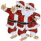 VALICLUD Weihnachtsbrosche - 2 Stück Weihnachtsmann-Brosche Weihnachtsabzeichen Brosche Tuch Schalkragen