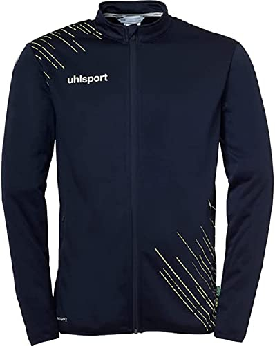 uhlsport Herren Score 26 Classic Jacke Sport Fußball Trainingsjacke Sweatshirt Sweatjacke, Marine/fluo Gelb, XXL EU