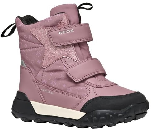 Geox J TREKKYUP Girl B AB, Scarpone da Neve, Dk Pink, 31 EU