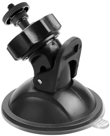 Vanyibro Car Dash Cam Mount bracket,Vehicle Video Recorder on Windshield & DashBoard Mount,Car Suction Cup,360 Degree Angle View for Driving DVR Camera GPS Action Camera