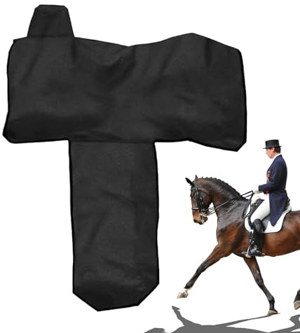 Coprisella Western Impermeabile Custodia Antipolvere Antigraffio per Selle Standard con 6 Cinghie Elastiche
