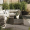 Interiyou Outdoor Teppich Wetterfest Lome - 200x300 cm Schwarz - Wasserfest für Balkon, Terrasse, Garten - Outdoorteppich passend auch für Wohnzimmer, Schlafzimmer und Küche - Aussenteppich