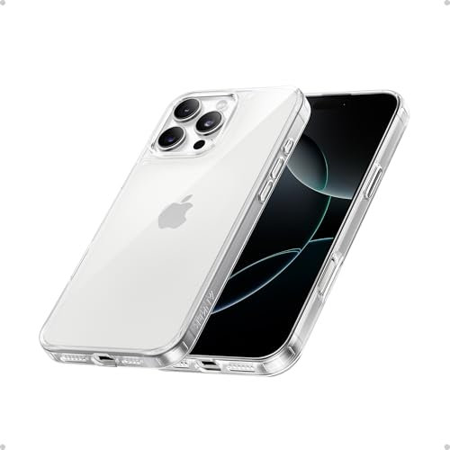 Anker Clear Phone Case for iPhone 16 Pro Max, Anti-Yellowing, Ultra-Slim and Durable Protective Cover, Compatible with Wireless Charging, iPhone 16 Pro Max Shockproof Clear Case